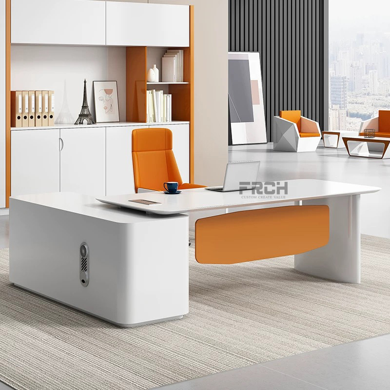 new model furniture wooden office desks with drawer